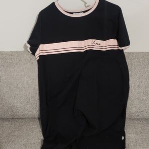 Vans Black & Pink Tshirt Dress